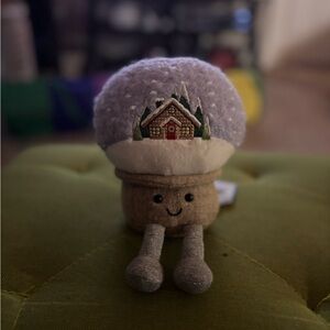 Jellycat Lavender Snow Globe Mushroom Plush